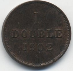 Гернси 1 дубль 1902 год