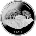 Латвия 1 лат 2013 год - Рудольф Блауманис