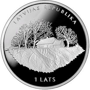 Латвия 1 лат 2013 год - Рудольф Блауманис
