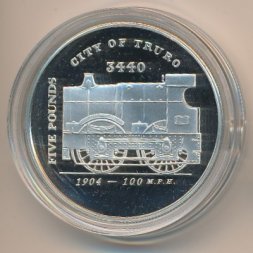Гернси 5 фунтов 2004 год