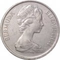 Бермудские острова 25 центов 1985 год