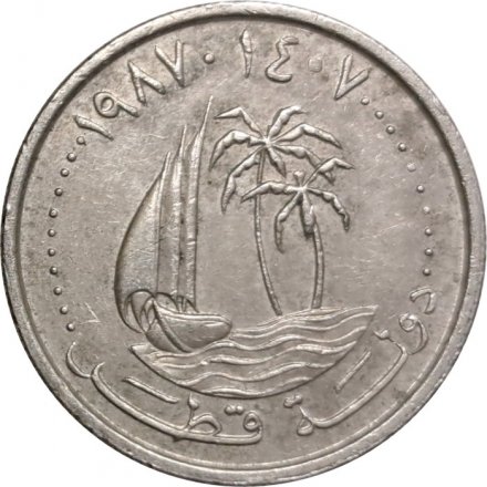 Катар 25 дирхамов 1987 год