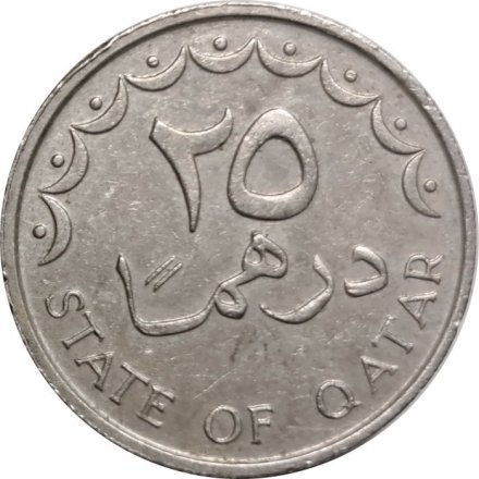 Катар 25 дирхамов 1987 год