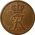 Дания 5 эре 1966 год - Король Фредерик IX