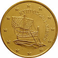 Кипр 50 евроцентов 2011 год - Судно «Кирения» UNC