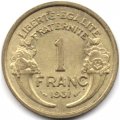 Франция 1 франк 1931 год