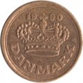 Дания 25 эре 1990 год - Королева Маргрете II
