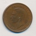 Австралия 1/2 пенни 1941 год - Кенгуру