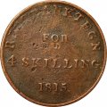 Дания 4 скиллинга 1815 год