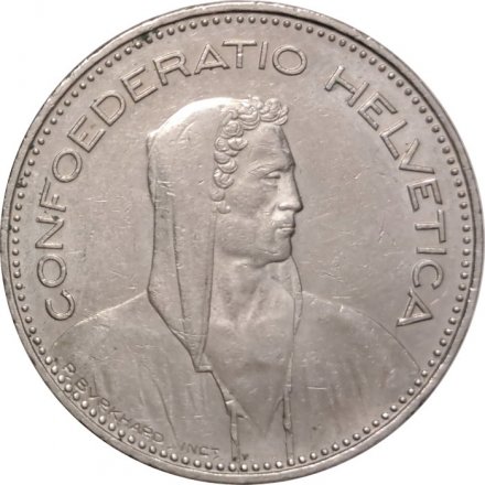 Швейцария 5 франков 2005 год