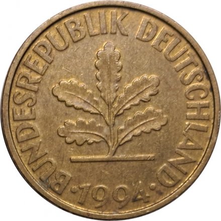ФРГ 10 пфеннигов 1994 год (A)