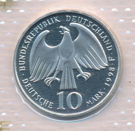 ФРГ 10 марок 1998 год - Вестфальский мир