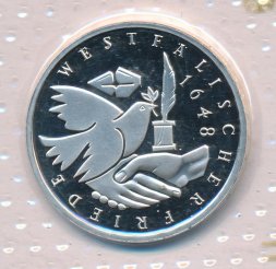 ФРГ 10 марок 1998 год - Вестфальский мир