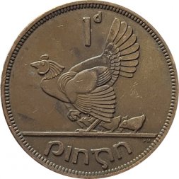 Ирландия 1 пенни 1967 год