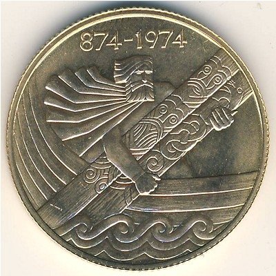 Исландия 10000 крон 1974 год