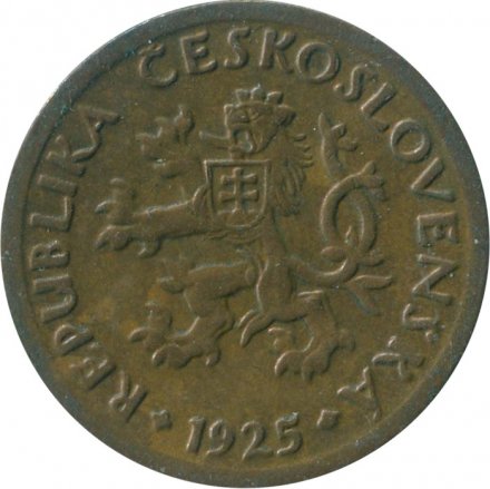 Чехословакия 10 геллеров 1925 год