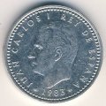 Испания 1 песета 1983 год - Король Хуан Карлос I