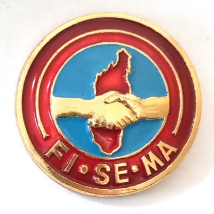 Значок FI-SE-MA. Федерация профсоюзов Мадагаскара