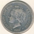Испания 5 песет 1892 год