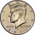 США 1/2 доллара 2011 год - Джон Кеннеди (D)