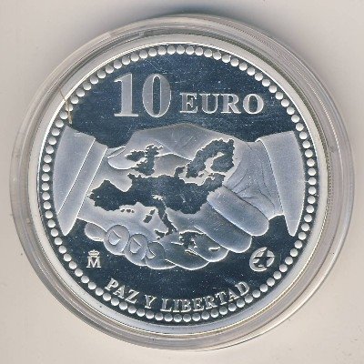 Испания 10 евро 2005 год