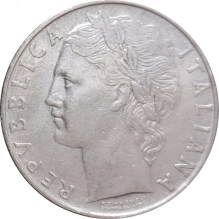 Италия 100 лир 1960 год