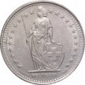 Швейцария 1/2 франка 1991 год