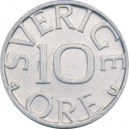 Швеция 10 эре 1983 год - Король Карл XVI Густав