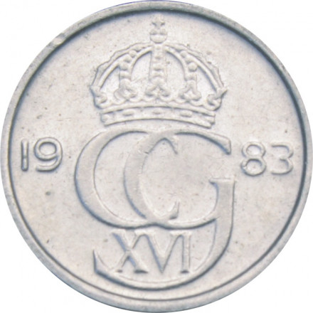 Швеция 10 эре 1983 год - Король Карл XVI Густав
