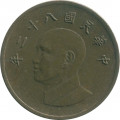 Тайвань 1 юань (доллар) 1993 год - Чан Кайши