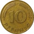 ФРГ 10 пфеннигов 1982 год (F)