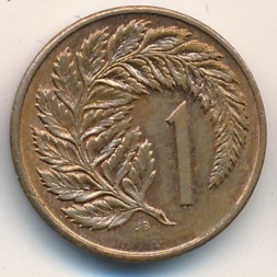 Новая Зеландия 1 цент 1983 год