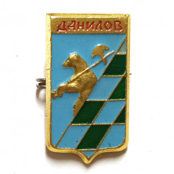 Значок Данилов. Герб. Ярославская серия