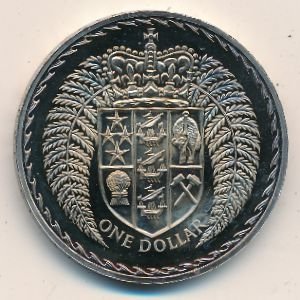 Новая Зеландия 1 доллар 1967 год (proof)