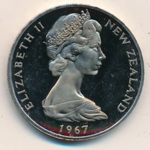 Новая Зеландия 1 доллар 1967 год (proof)