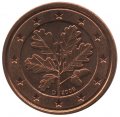 Германия 2 евроцента 2009 год (D)