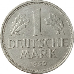 ФРГ 1 марка 1950 год (F)