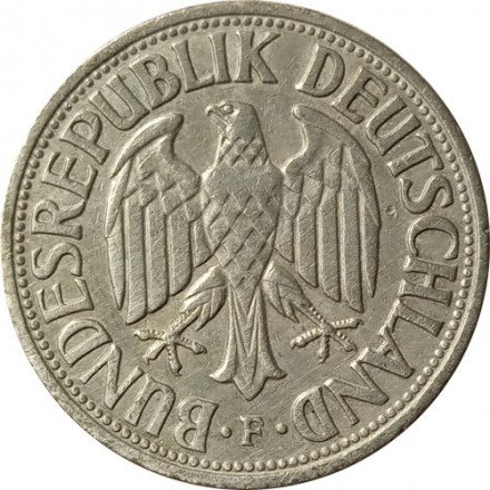 ФРГ 1 марка 1950 год (F)