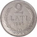 Латвия 2 лата 1926 год