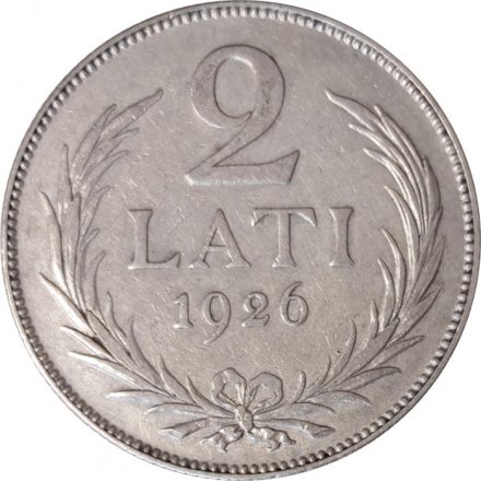 Латвия 2 лата 1926 год