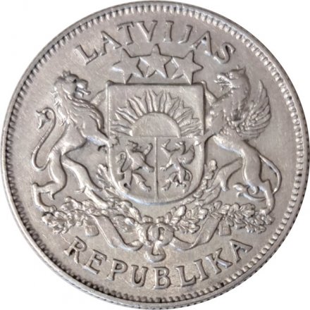 Латвия 2 лата 1926 год