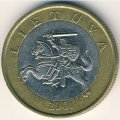 Литва 2 лита 2001 год