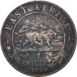Восточная Африка 1 шиллинг 1924 год
