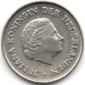 Нидерланды 25 центов 1956 год