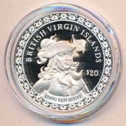 Виргинские острова 20 долларов 2000 год