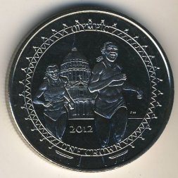 Остров Мэн 1 крона 2009 год