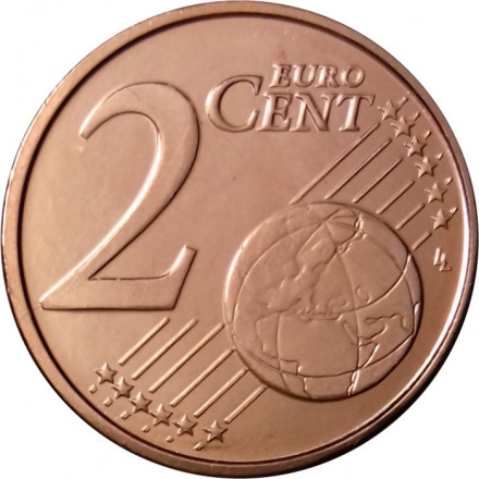 Бельгия 2 евроцента 2007 год - Король Альберт II - UNC