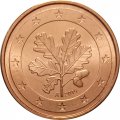 Германия 2 евроцента 2019 год (A)