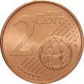 Германия 2 евроцента 2019 год (A)
