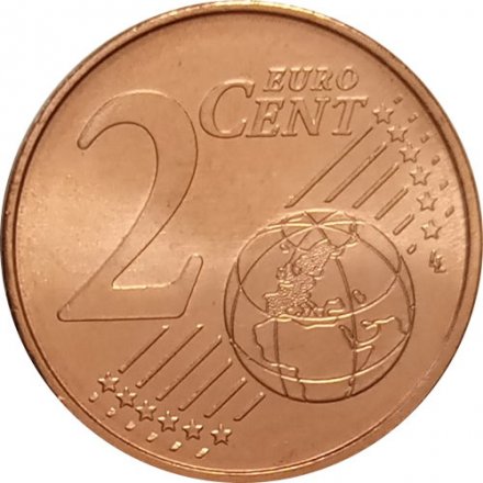 Германия 2 евроцента 2019 год (A)
